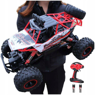 VEĽKÉ TERÉNNE RC RC AUTO METAL4x4 LED PRE DETI DARČEK + Energizer AA alkalická batéria (R6) 2 ks.